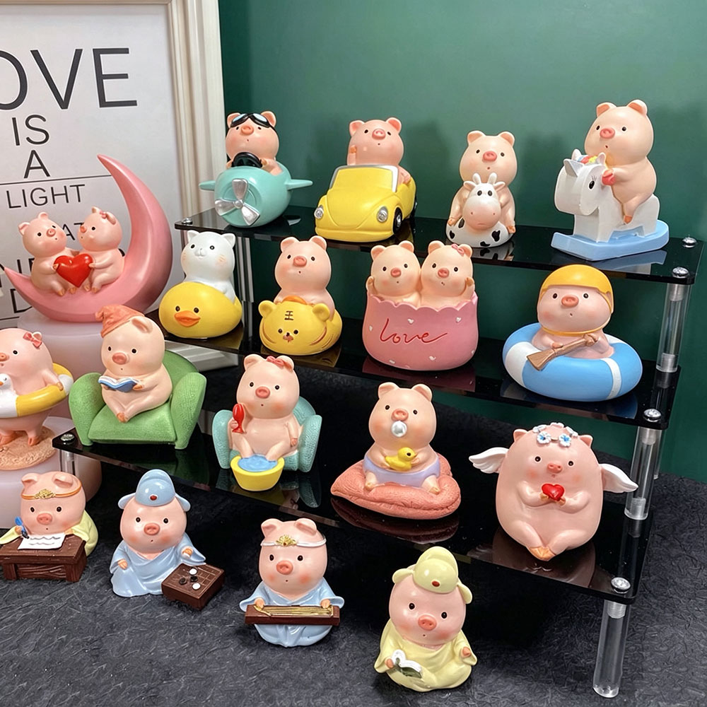 Soap Making Friends - 행운의 돼지 실리콘 몰드 석고 시멘트