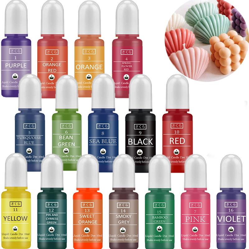 Soap Making Liquid - 10ml/병 양초 왁스 안료 착색제 무독성