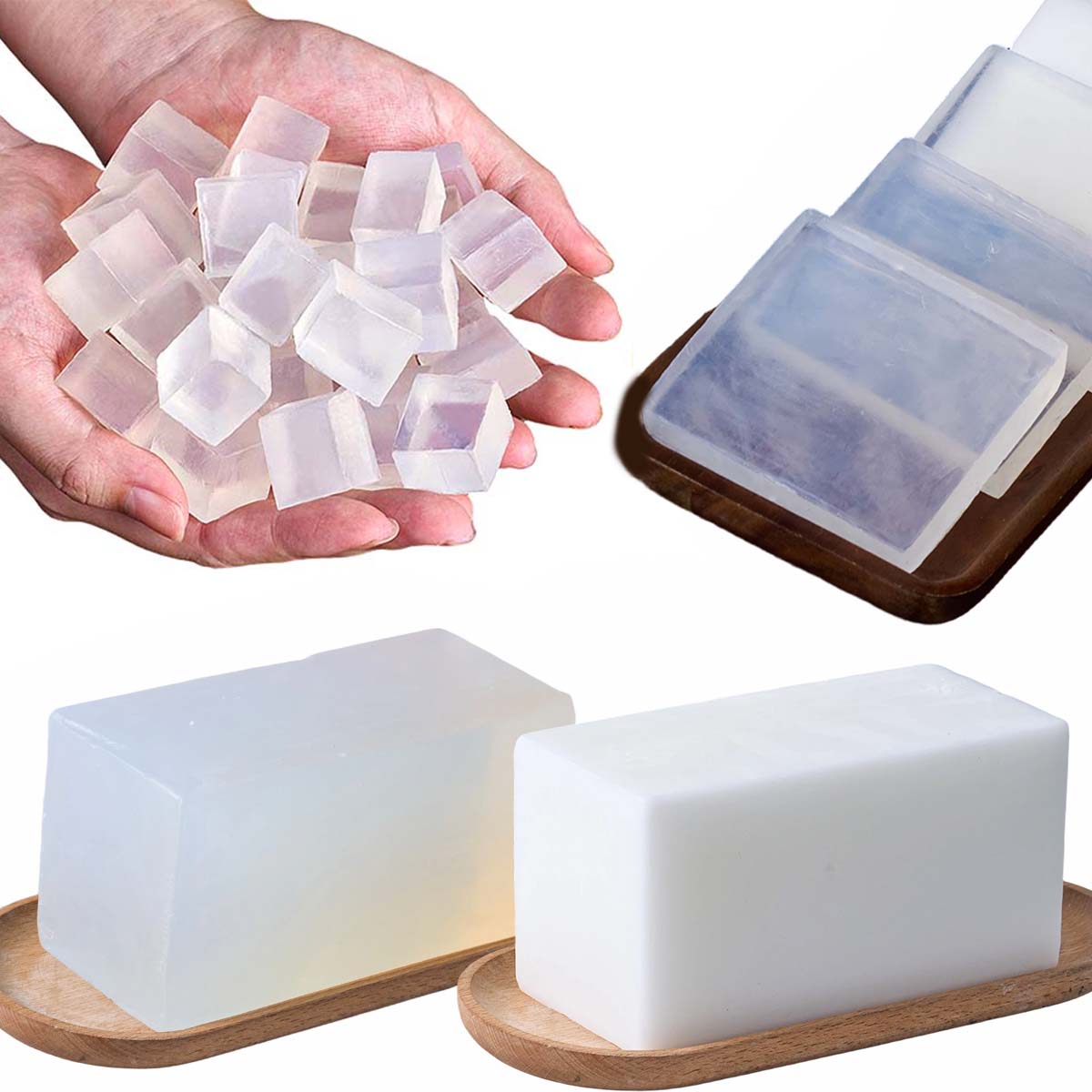 Soap Making Supplies Wholesale - 1000g 글리세린 비누 베이스 DIY 수제