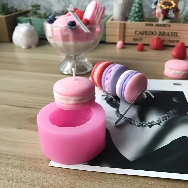 Soap Making Liquid - DIY 시뮬레이션 마카롱 실리콘 몰드 수제