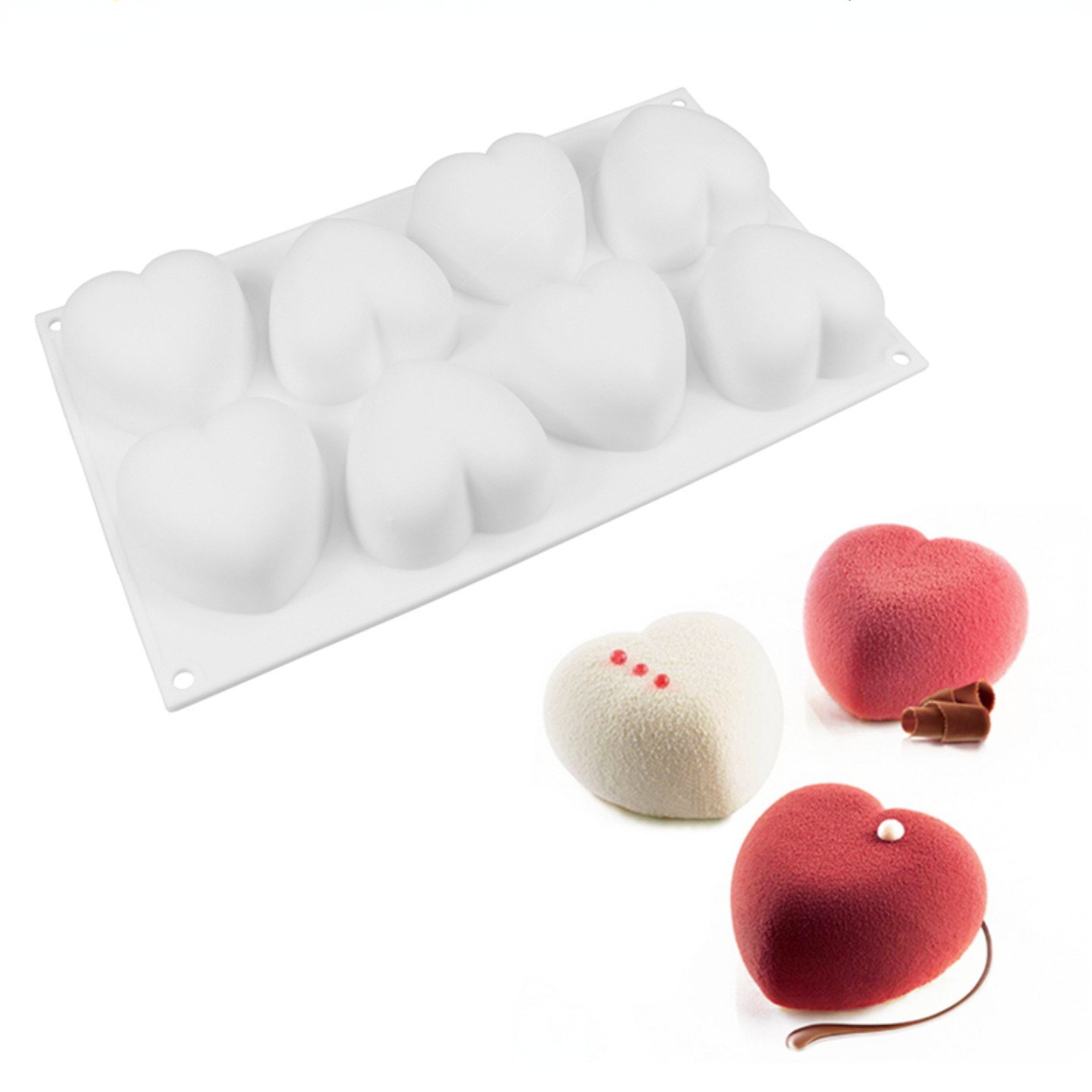 Soap Making Supplies Australia - 사랑 심장 실리콘 비누 금형 수제