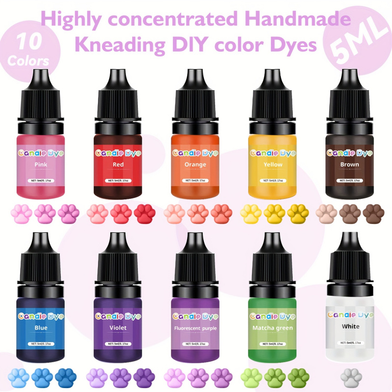 Soap Making Game - Squishy Paint, 5 Ml/병, 10다양한 색상