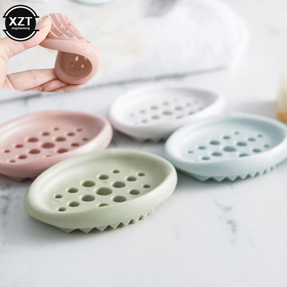 Soap Making Dish - 창의적인 실리콘 미끄럼 방지 비누 홀더