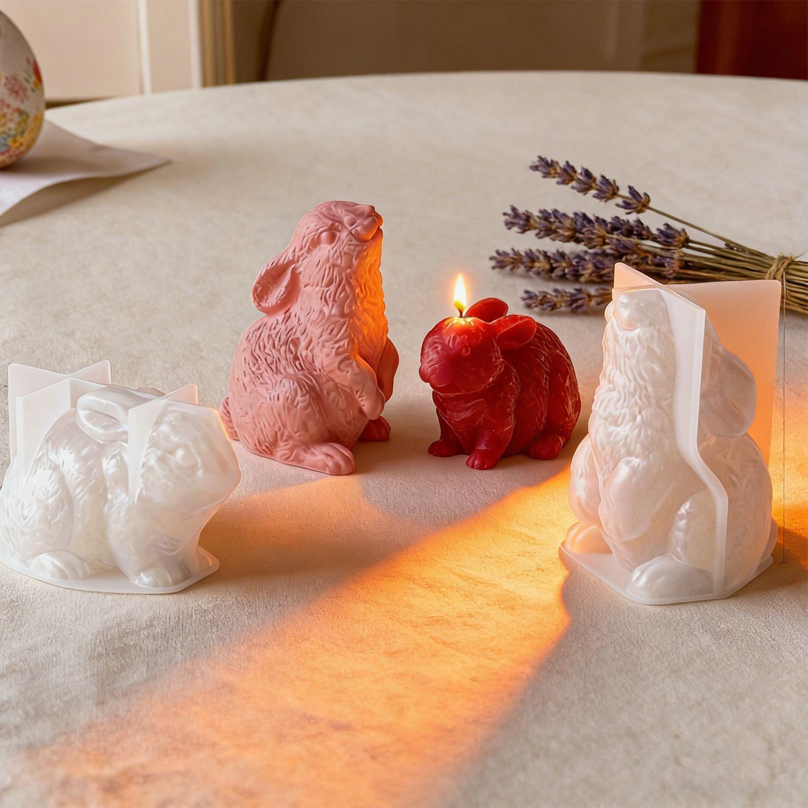 토끼 실리콘 몰드 3D 공예 몰드 부활절 양초 만들기  - Soap Making Friends 리뷰 및 가격