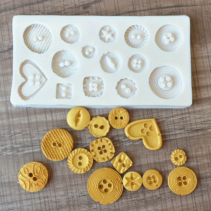 버튼 모양 실리콘 몰드 비누 및 양초 장식 도구용 실리 - Soap Making Supplies Australia 리뷰 및 가격
