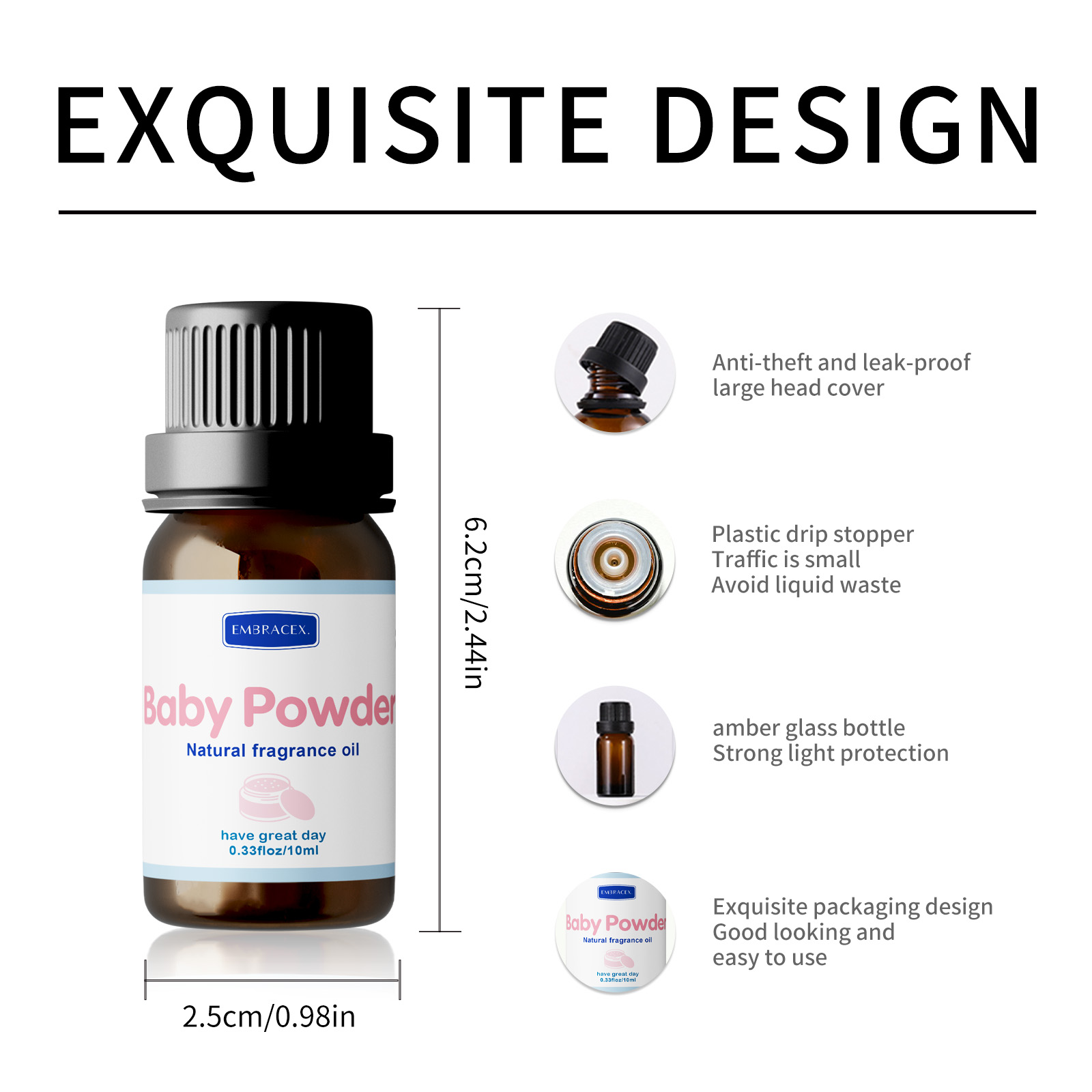 10ml 베이비 파우더 에센셜 오일 오래 지속되는 따뜻 - Soap Making Friends 리뷰 및 가격