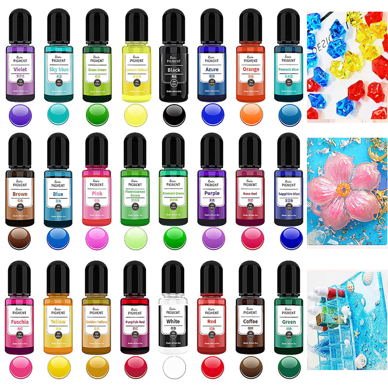 10ml/병 에폭시 수지 안료 액체 착색제 염료 확산  - Soap Making Liquid 리뷰 및 가격