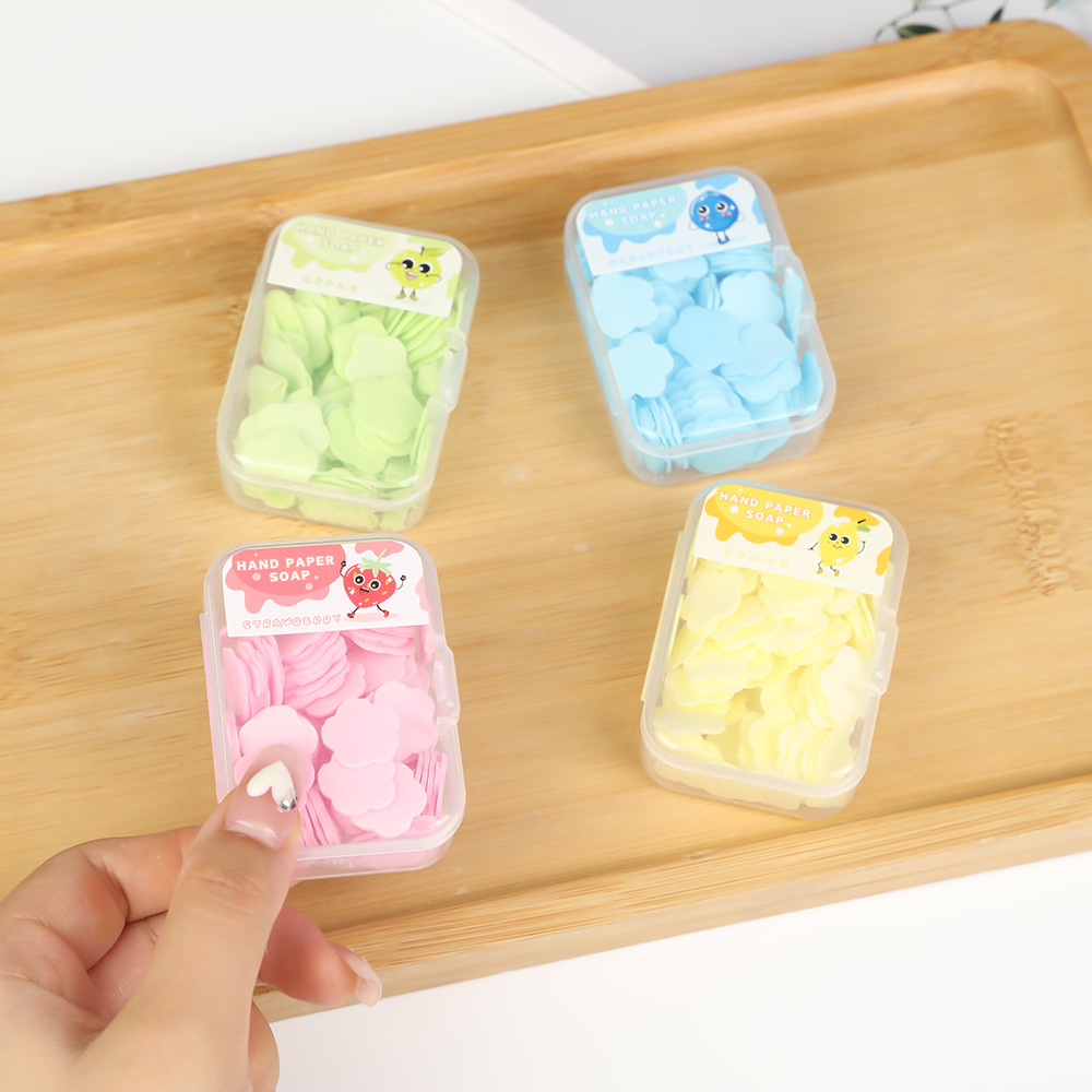100P 과일 시리즈 비누 종이 목욕 손세정용 일회용  - Soap Making Supplies Wholesale 리뷰 및 가격