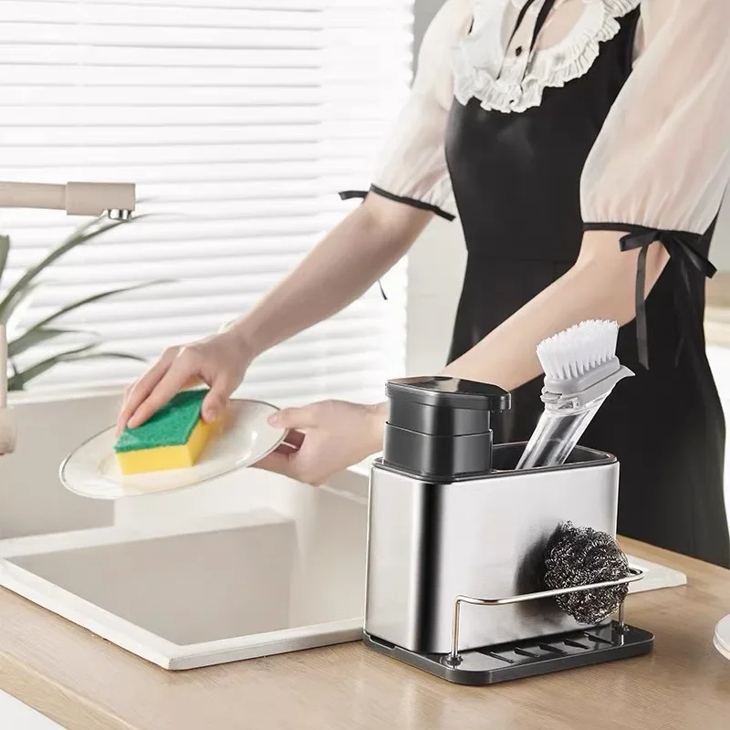 1개 다기능 스테인리스 식기 비누 디스펜서 스펀지 홀더 - Soap Making Dish 리뷰 및 가격