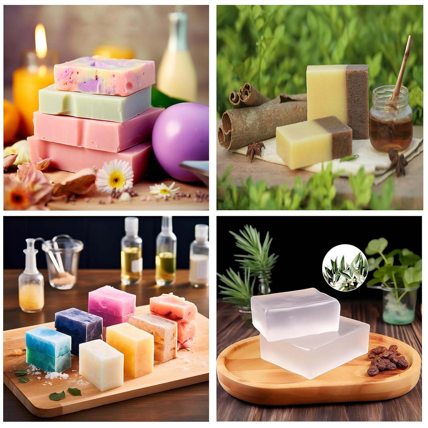 250g 투명 비누 베이스, 비누 제작 베이스 공예 키 - Soap Making Kit Organic 리뷰 및 가격