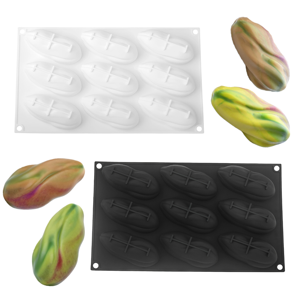 피스타치오 디자인 1구, 4구, 9구 실리콘 초콜릿 몰 - Soap Making Supplies Australia 리뷰 및 가격