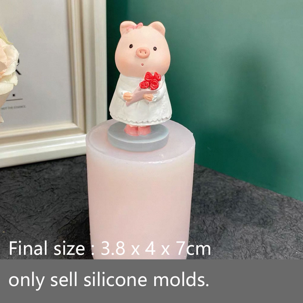 행운의 돼지 실리콘 몰드 석고 시멘트 양초 DIY 레진 - Soap Making Friends 리뷰 및 가격