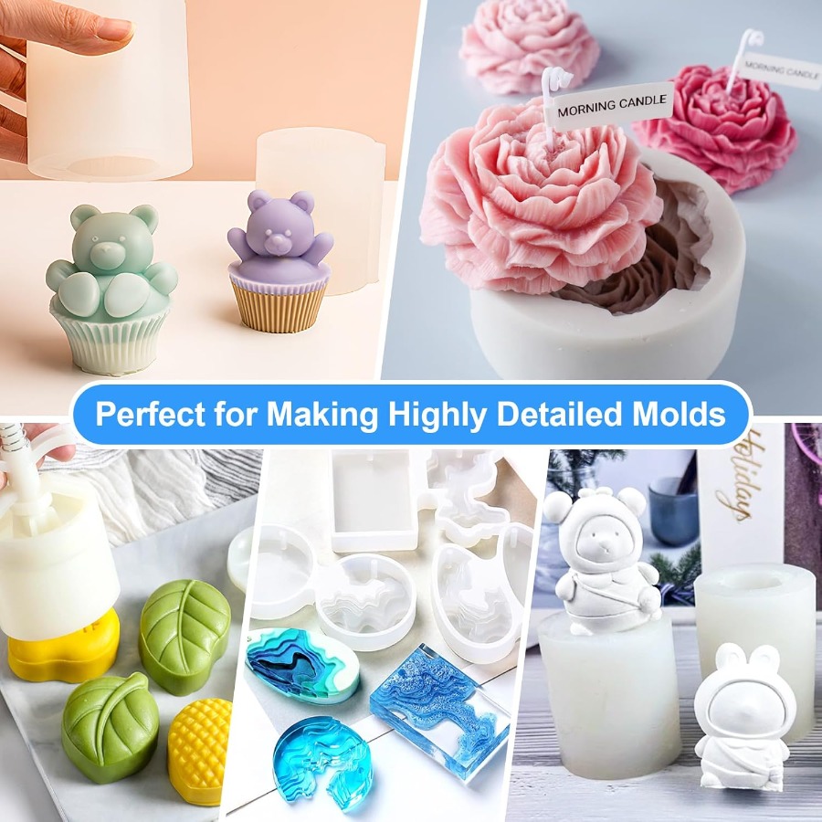 실리콘 몰드 제작 키트, 38.8oz 15A 탄성 액상 - Soap Making Dish 리뷰 및 가격